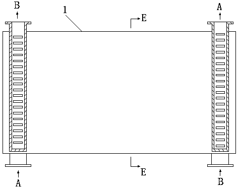 A heat exchanger with microchannels or/and thin channels on two or more sides