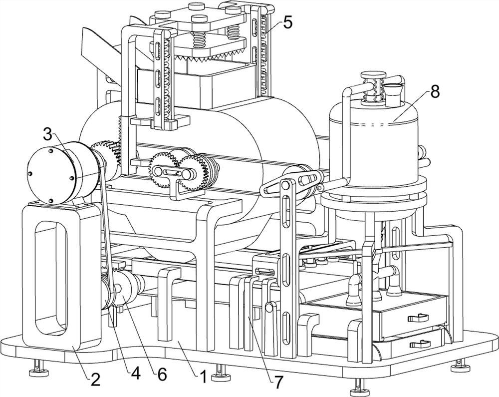 Crushing treatment device for recycling medical consumables