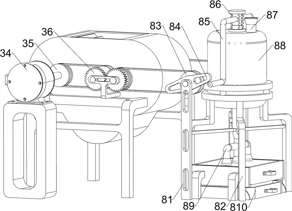 Crushing treatment device for recycling medical consumables