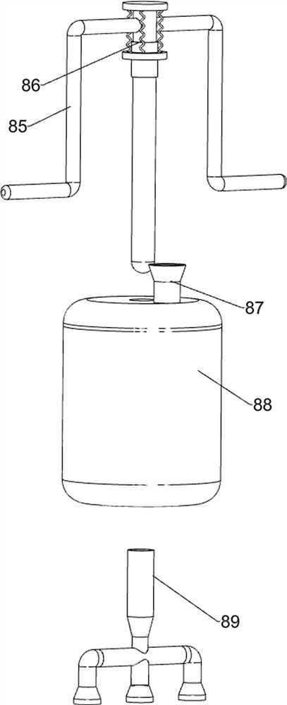 Crushing treatment device for recycling medical consumables