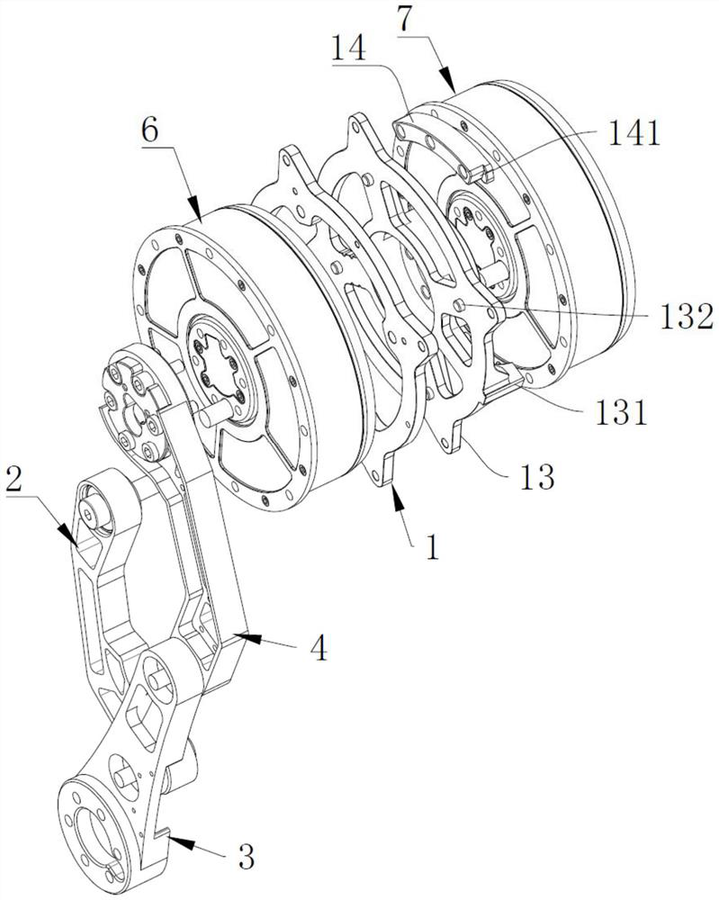 Robot leg structure