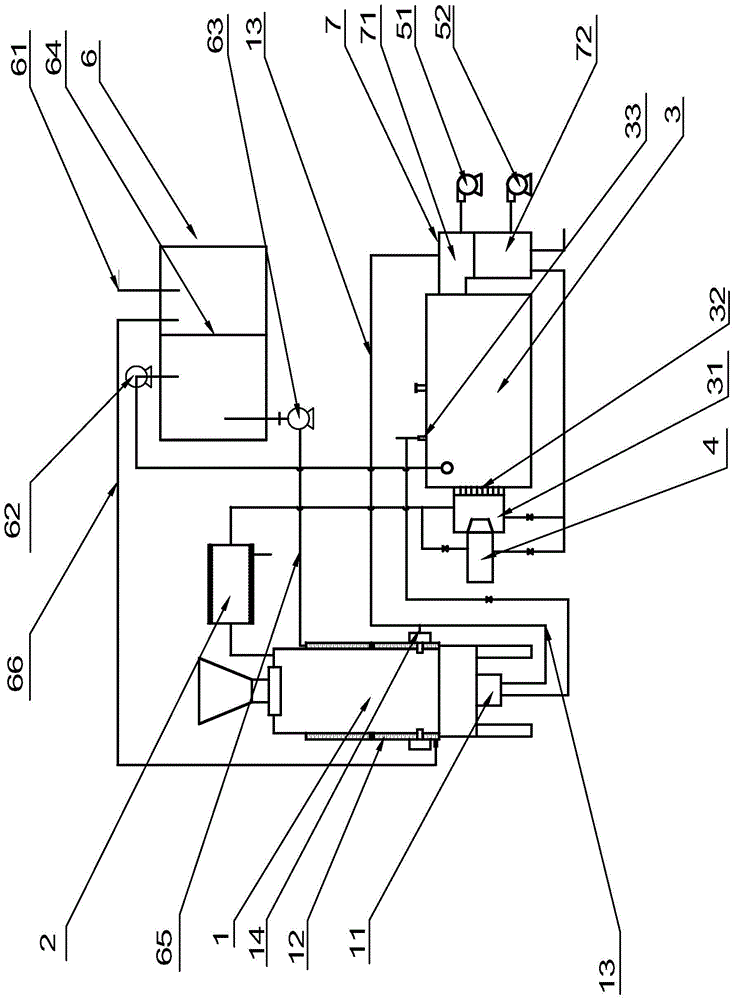 A combined high-efficiency heating system of biomass gasifier and industrial gas boiler