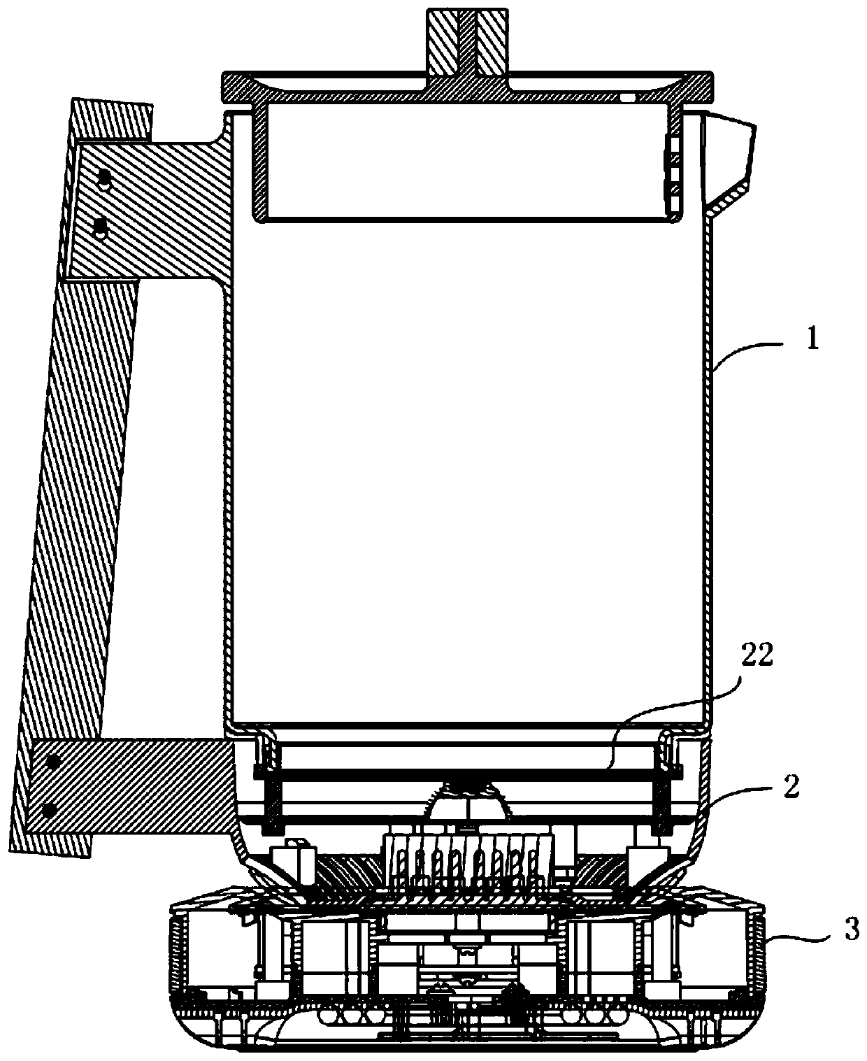 Non-metallic heating device for cooking