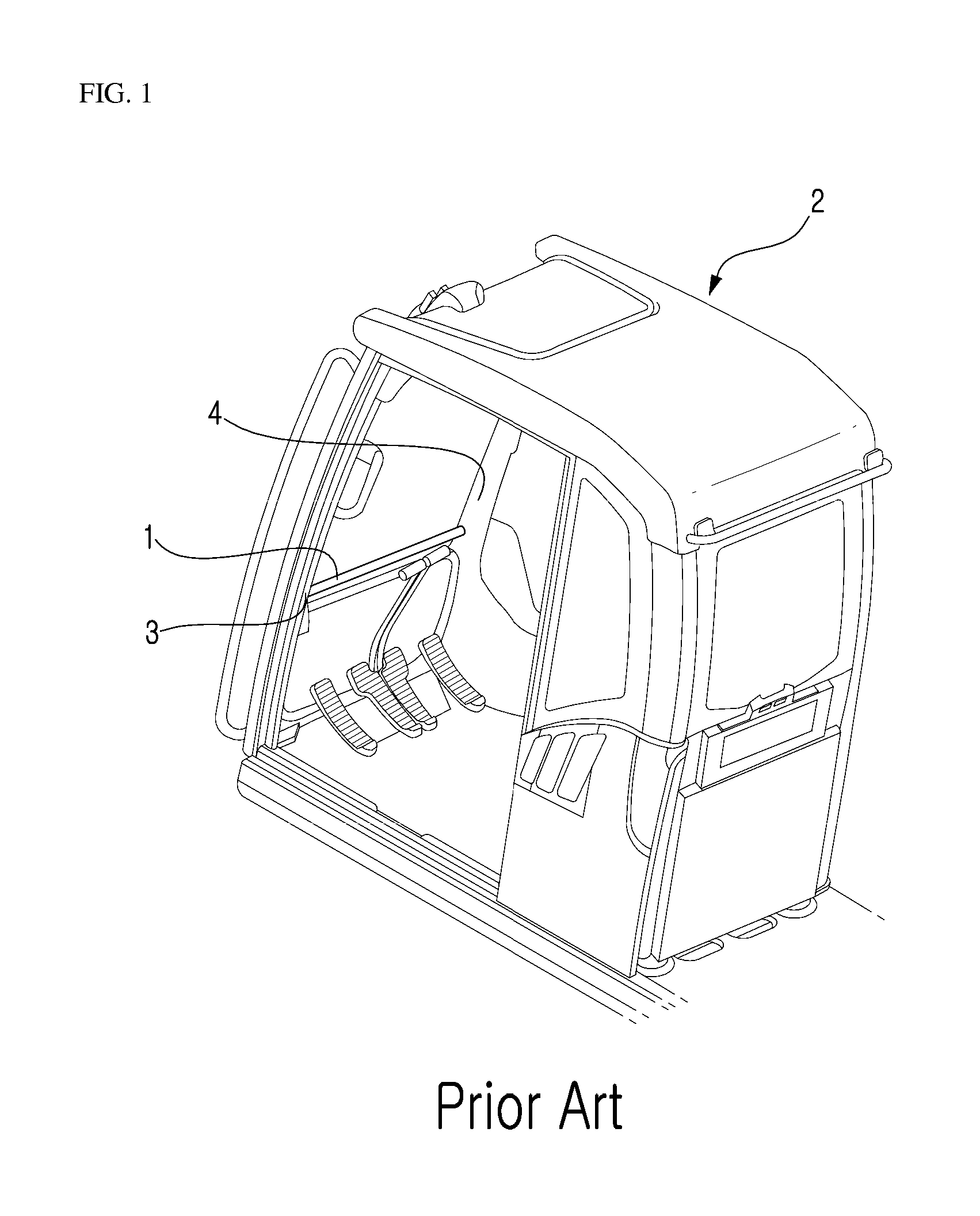 Apparatus for adjusting height and angle of footrest support for construction equipment