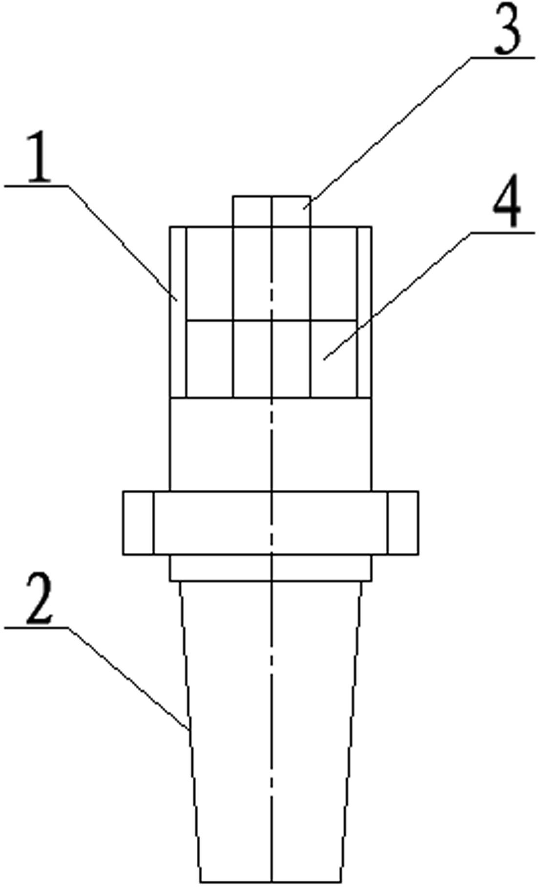 Intelligent two-way sleeve for monitoring pressure, temperature and moisture on line in real time