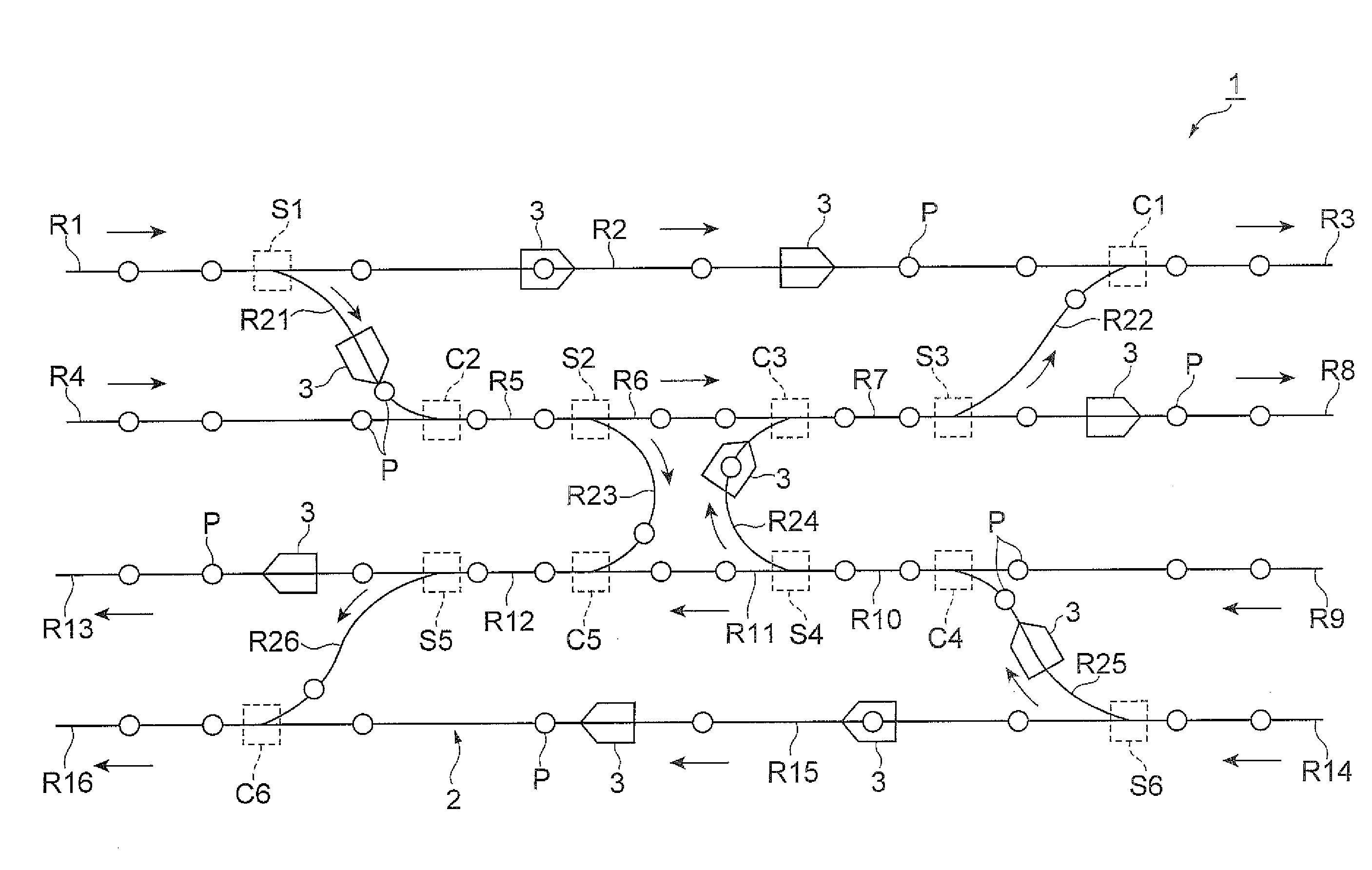 Traveling vehicle system