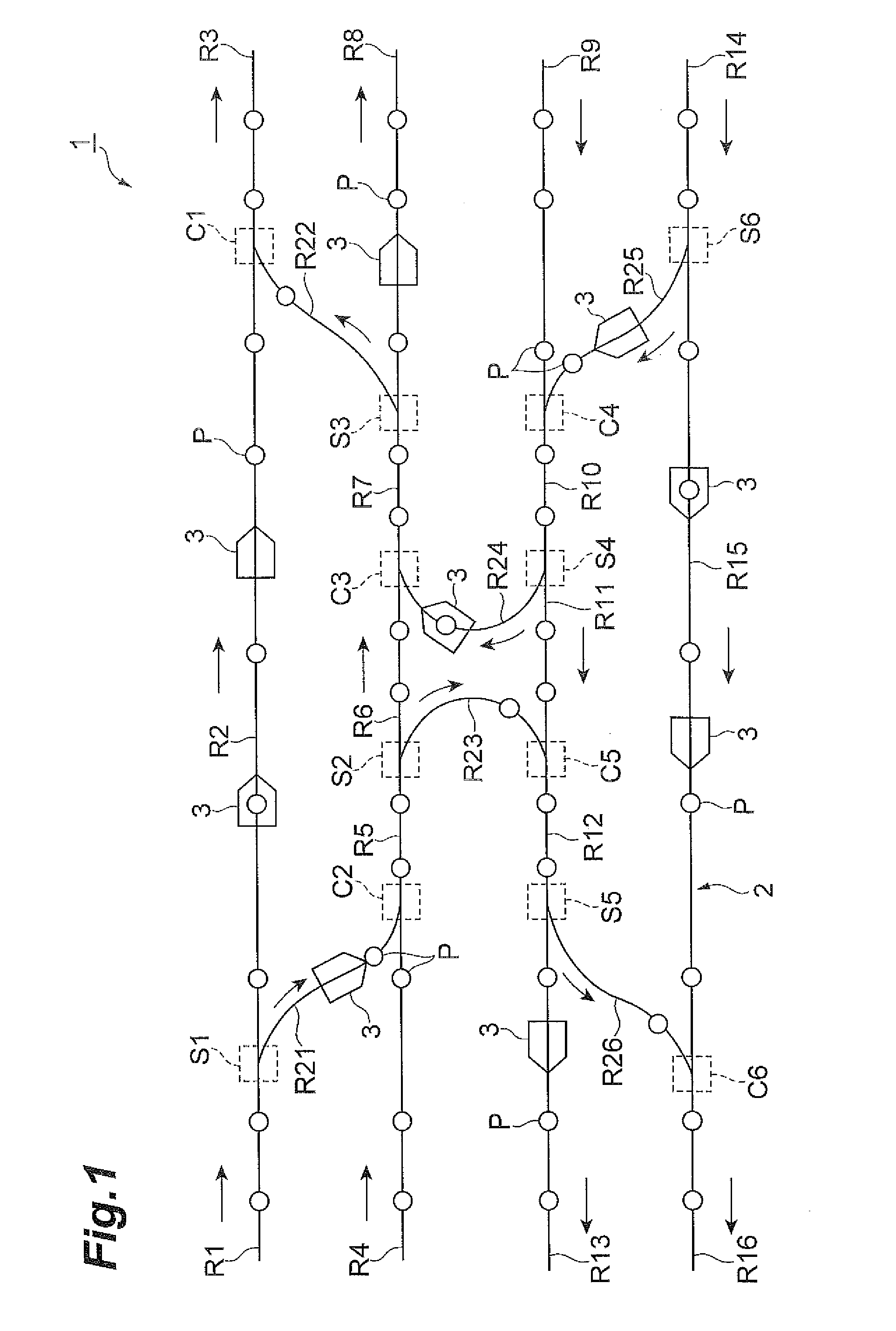 Traveling vehicle system