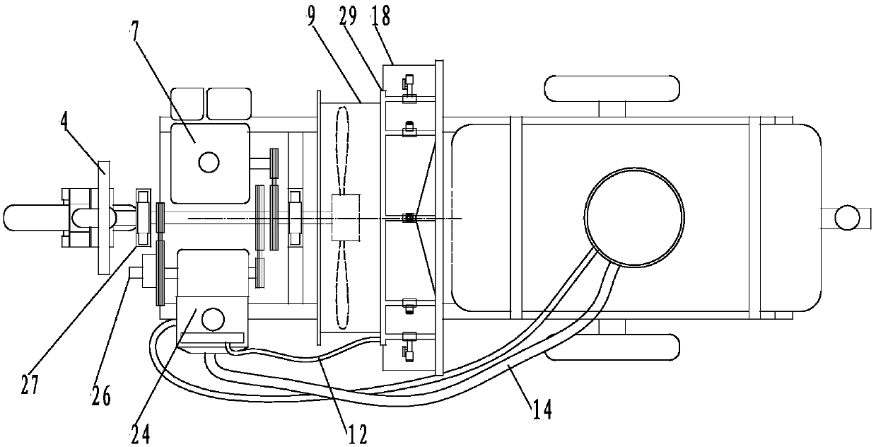 Orchard sprayer with adjustable spray range