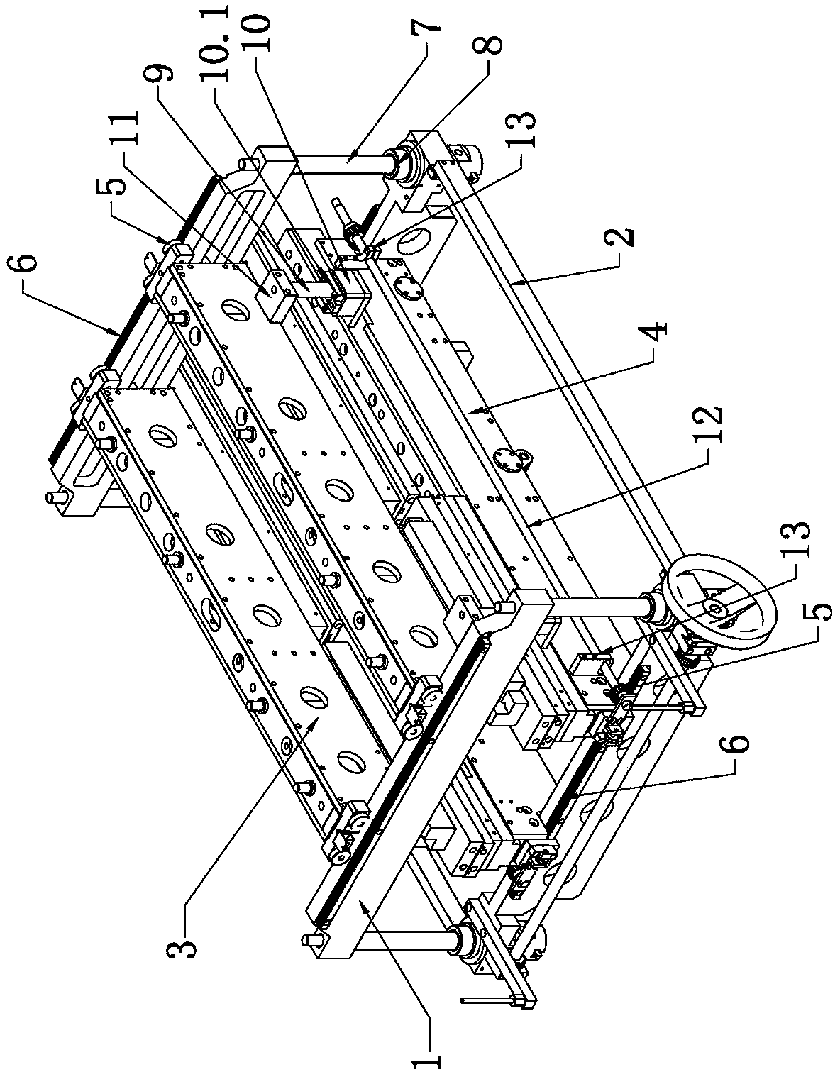 Bag making machine longitudinal sealing device with integrated movable and static hot press plates