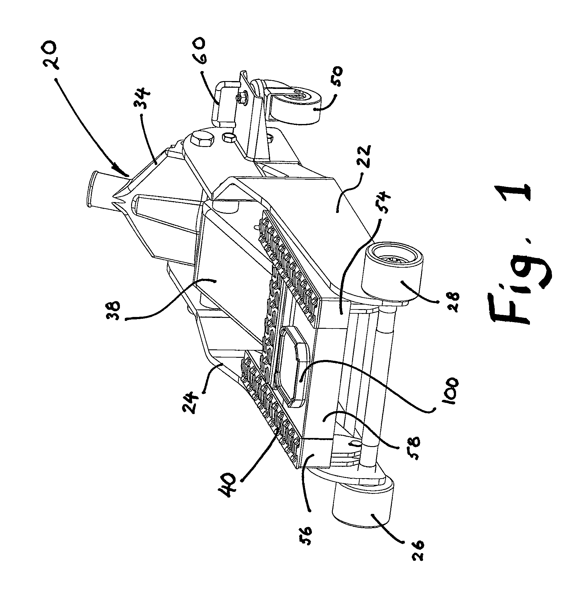 Jack with selectively interchangeable components