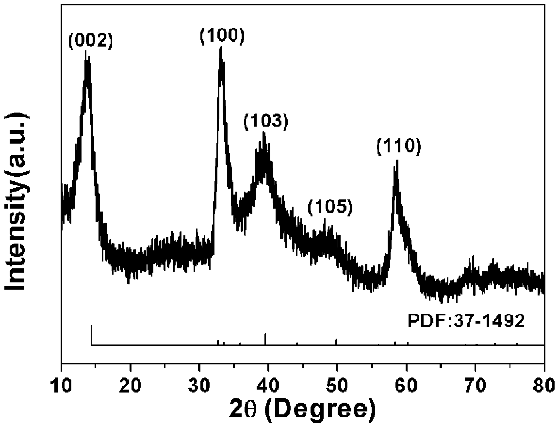 MoS2/nitrogen-doped carbon tube composite material and preparation method and application thereof