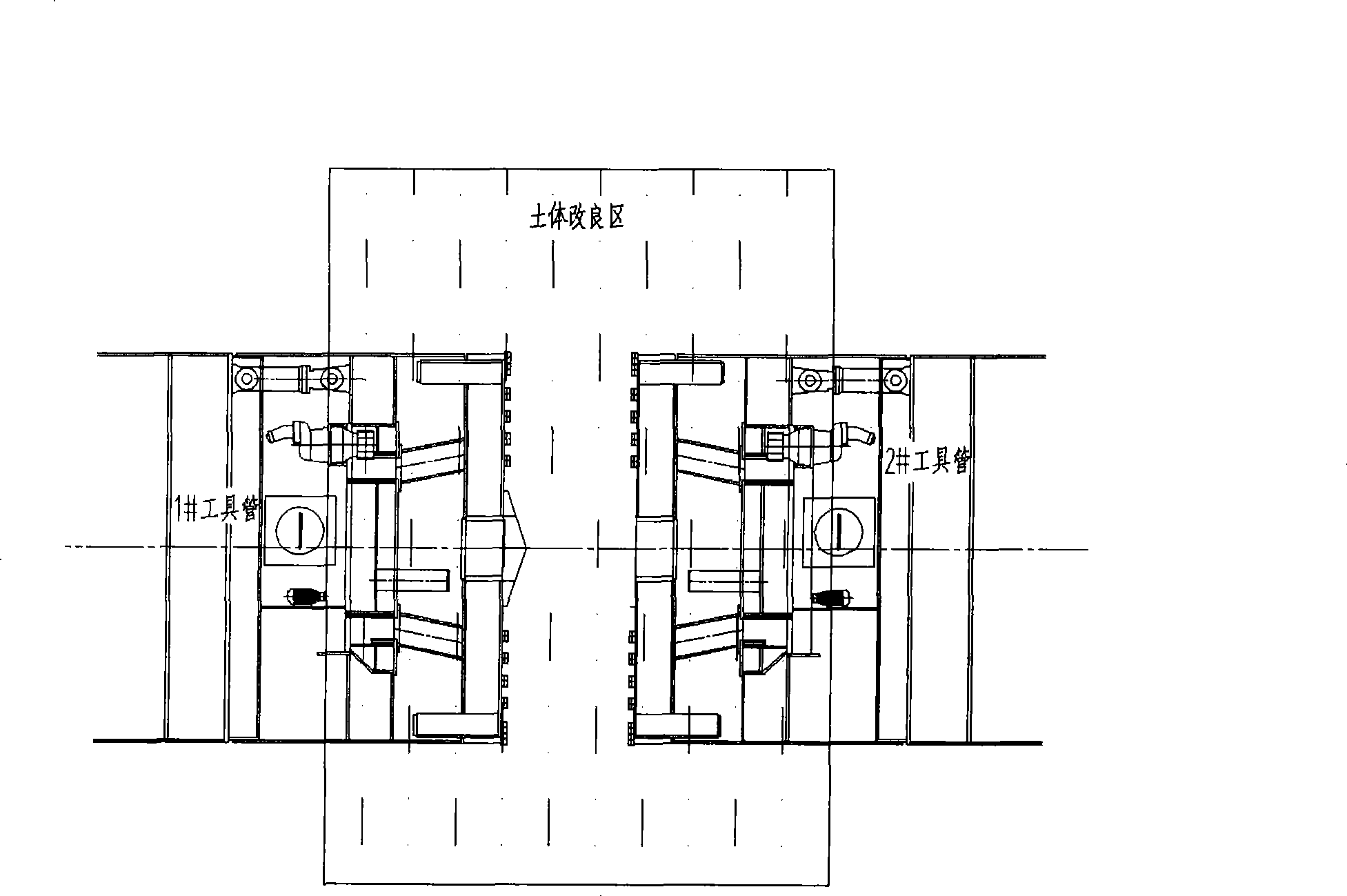 Heavy caliber pipe-jacking butt joint technique