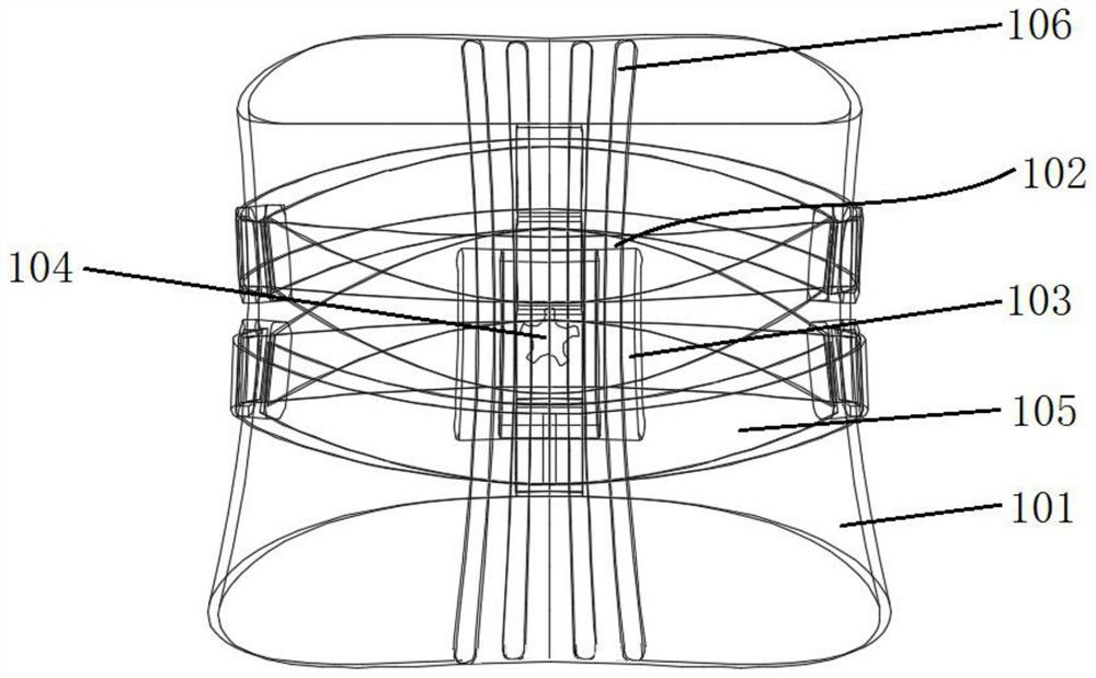 Postoperative adjustable waist support