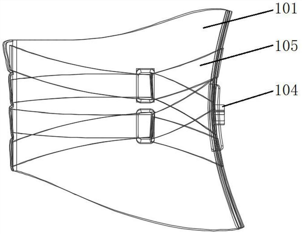 Postoperative adjustable waist support