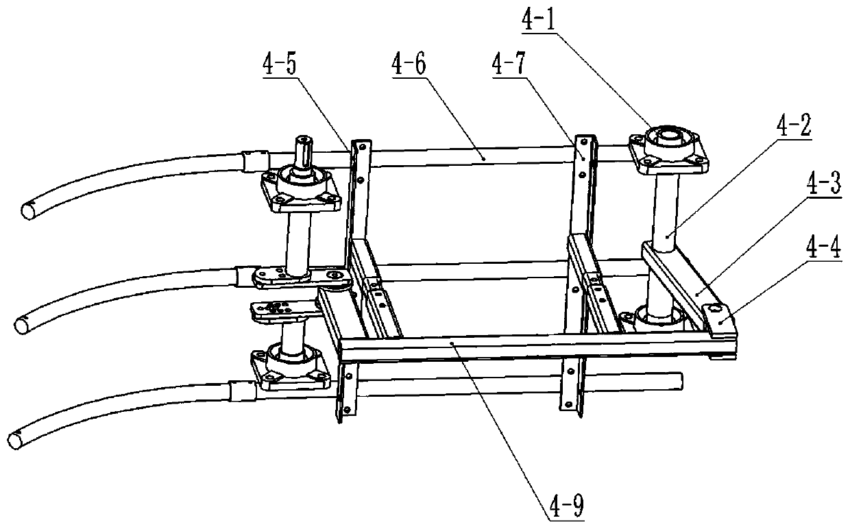 Crankshaft type wine brewing grape vibration threshing device