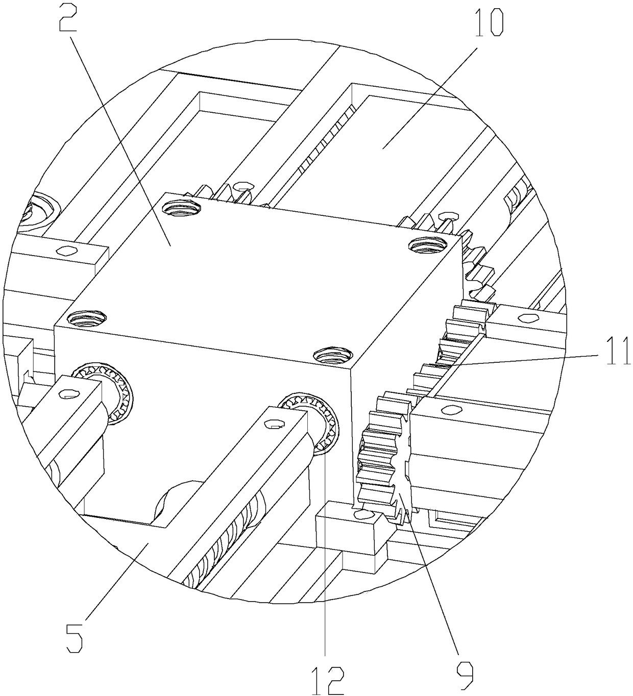 Lead screw sucker moving mechanism and glass cleaning robot with moving mechanism