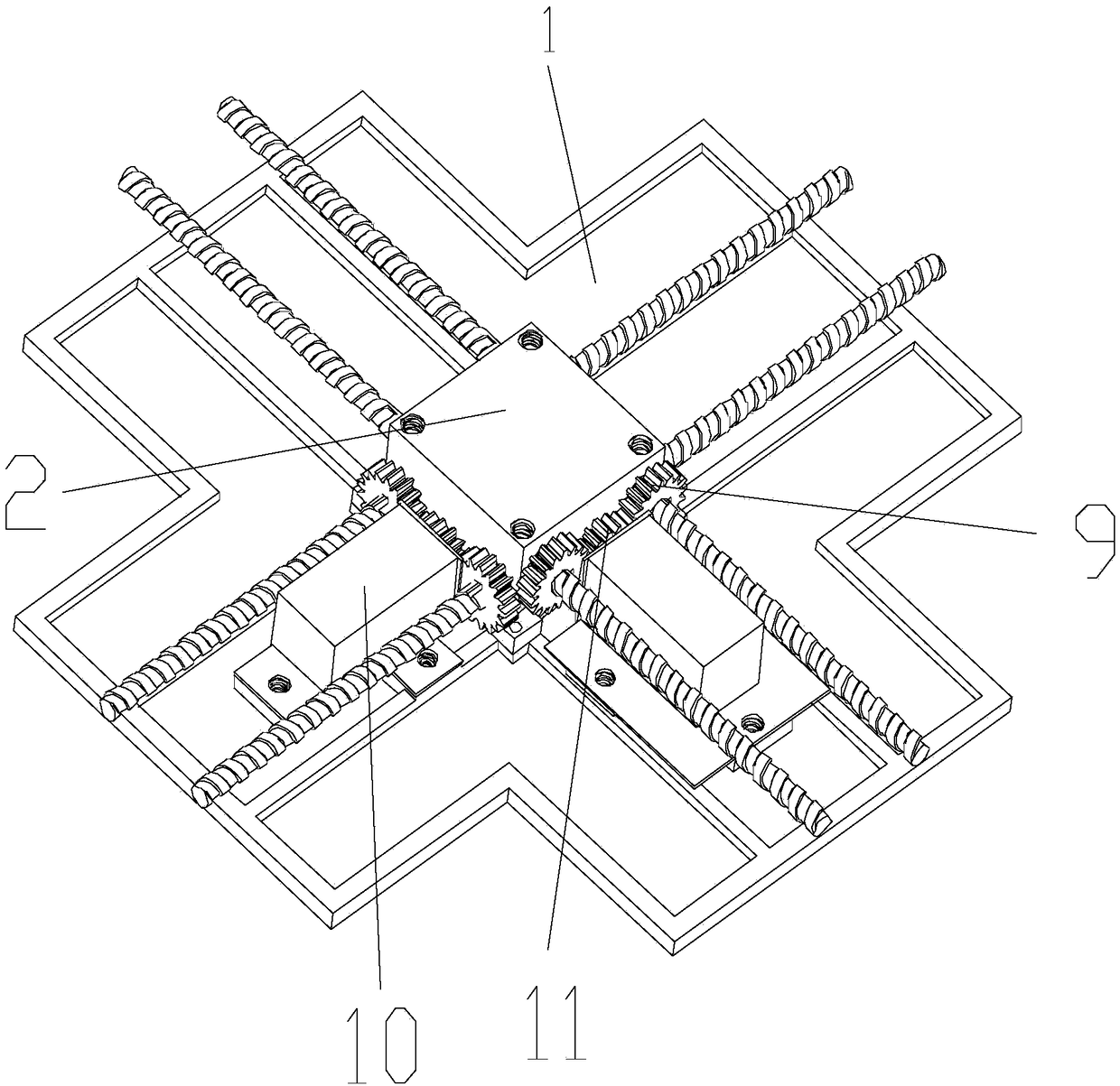 Lead screw sucker moving mechanism and glass cleaning robot with moving mechanism