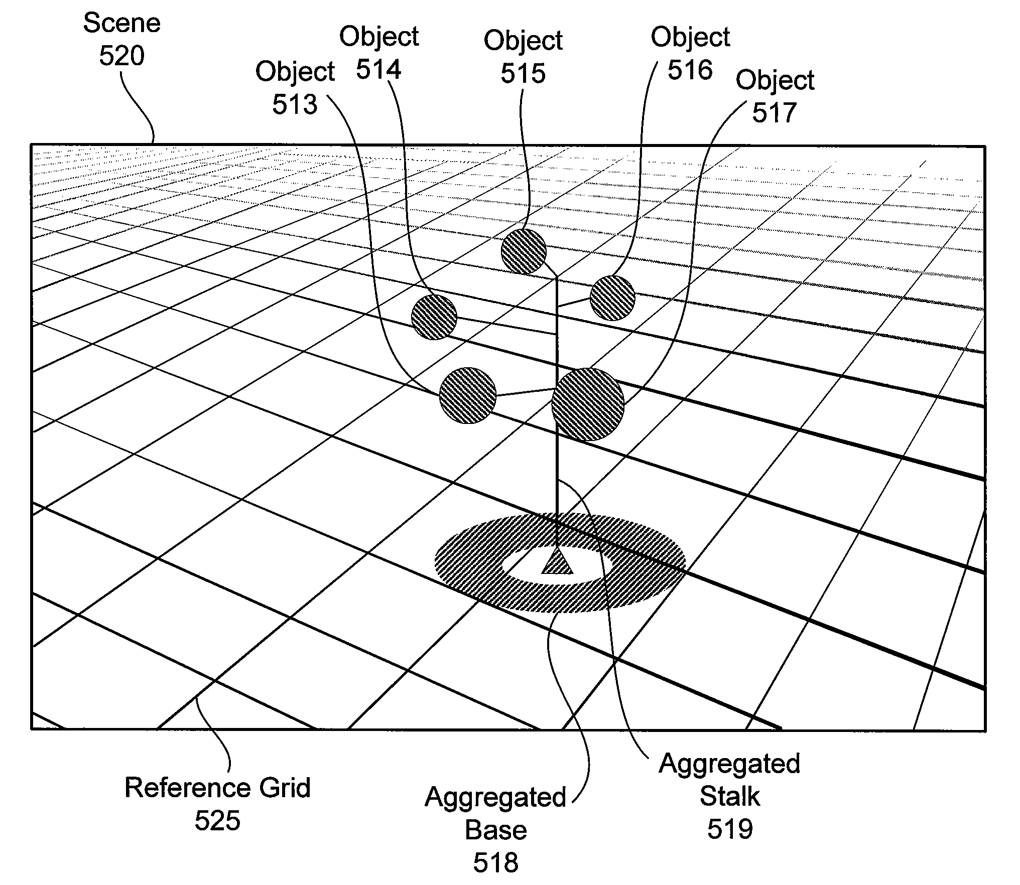 Position pegs for a three-dimensional reference grid