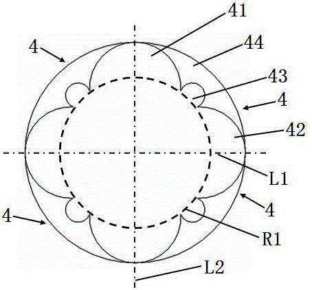 Photoelectric composite cable with special-shaped filling material