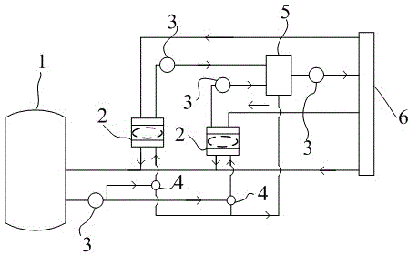 Circulating cooling water system