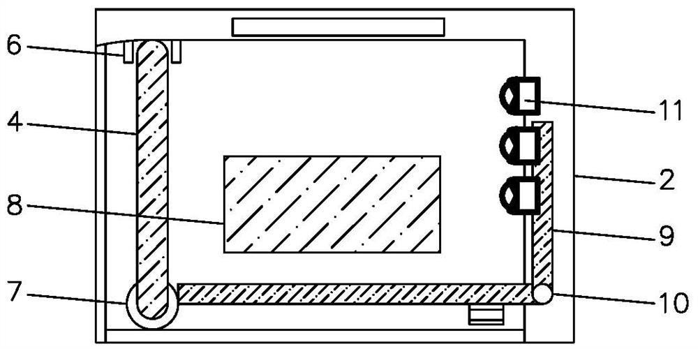 Food inorganic detection operation method and workbench thereof