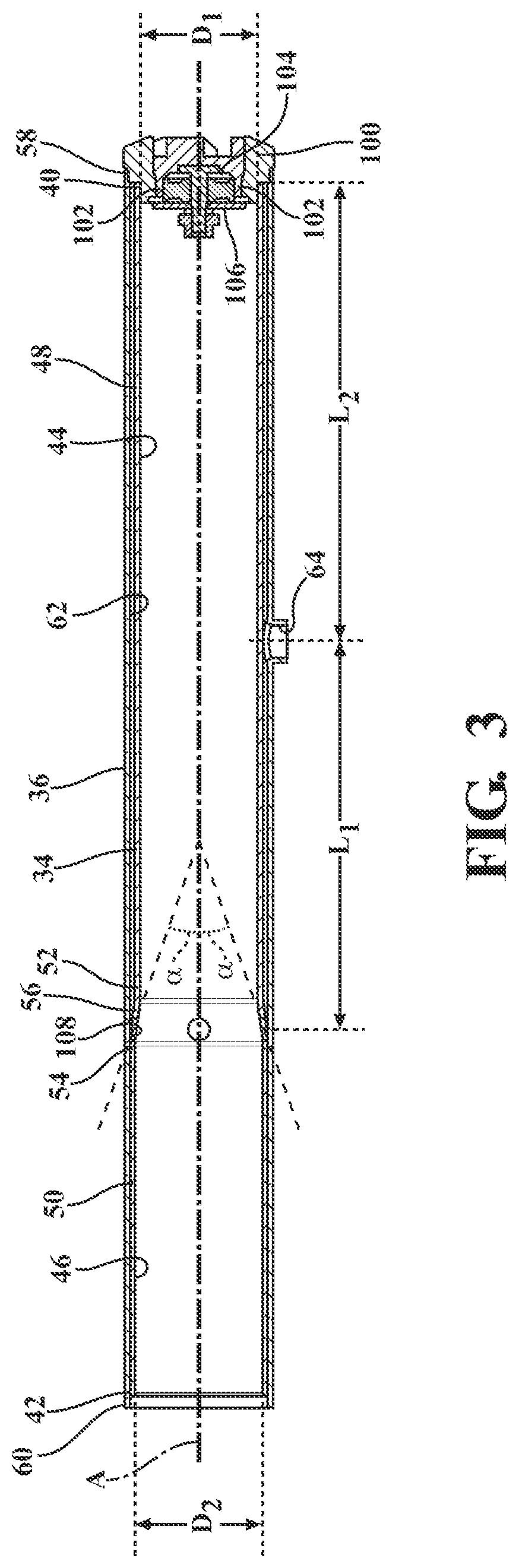 Damper assembly and a housing for the damper assembly