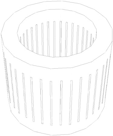 A rotating concentric circle dielectric barrier micro-slit discharge pollutant treatment device