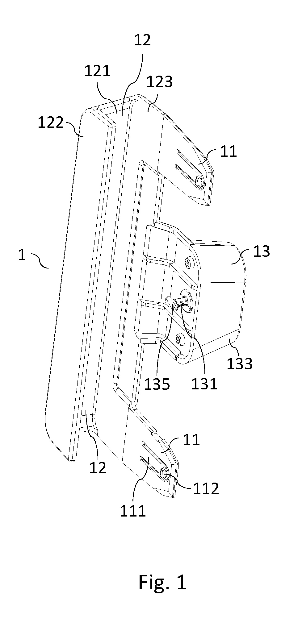 Locking bracket for locking a digital device into a casing