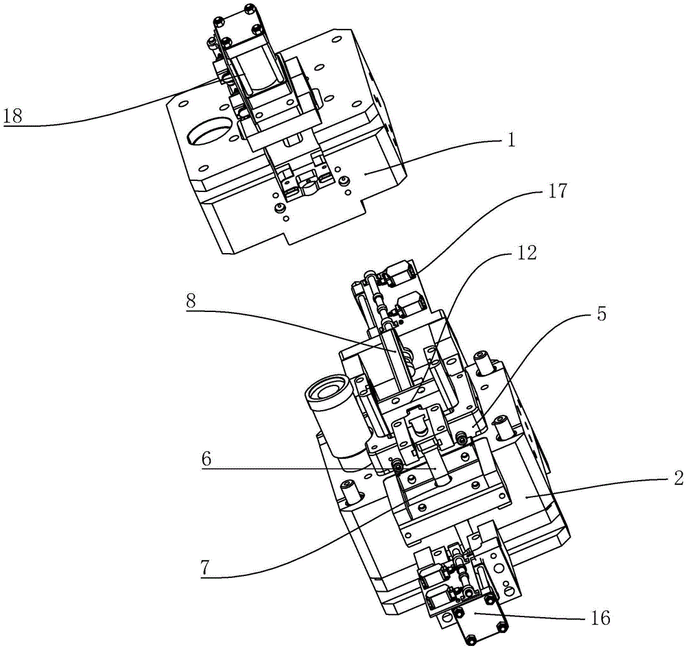 Mold stripping structure of injection mold