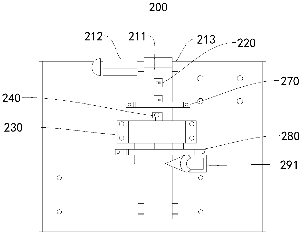 Shrimp peeling cutting device and shrimp peeling machine