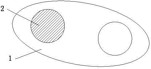 Method of preparing aluminum base board short groove holes