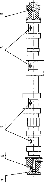 Test bench for tightness of oil conduit of engine camshaft