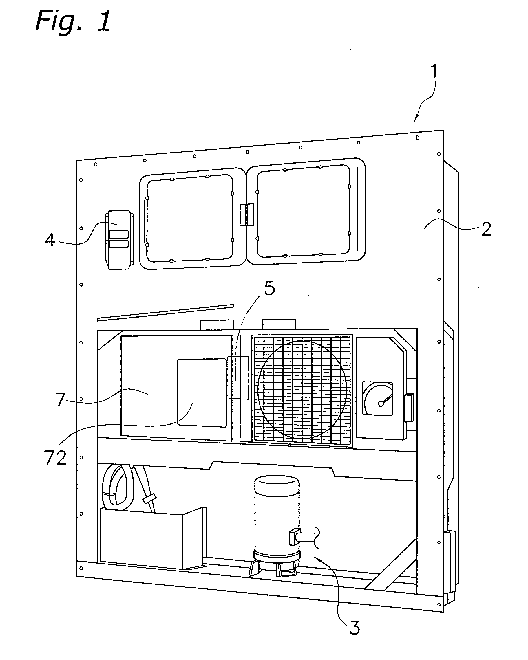 Refrigeration unit for container