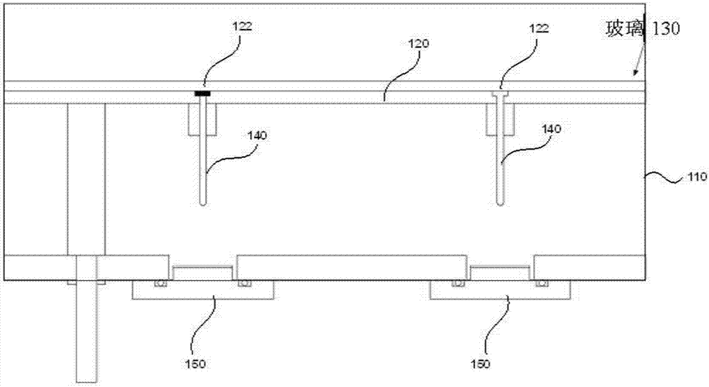 Pin base, pin damage testing device in chamber and method thereof