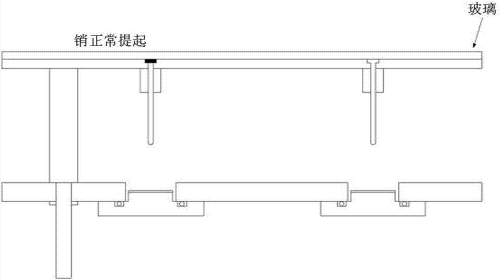 Pin base, pin damage testing device in chamber and method thereof