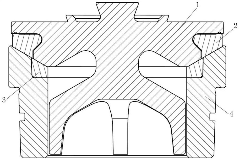 Long-service-life split type valve seat