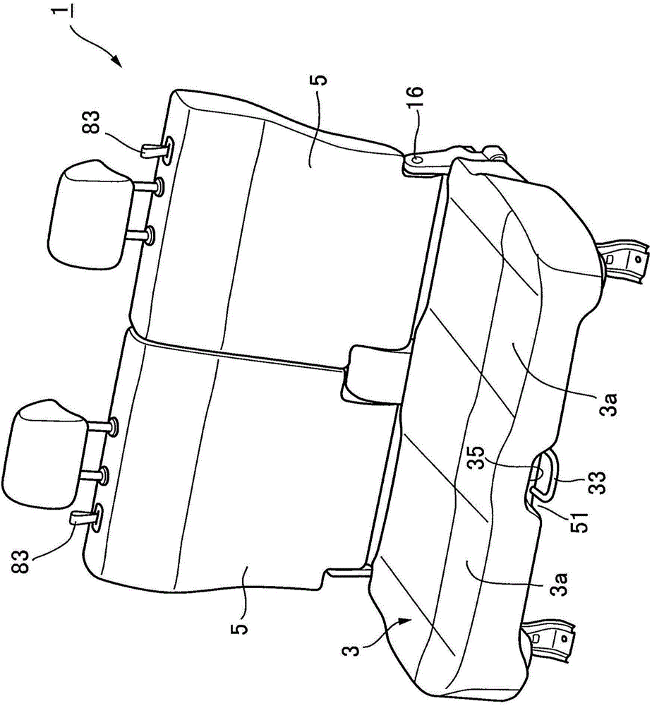 Frame structure for vehicle seat