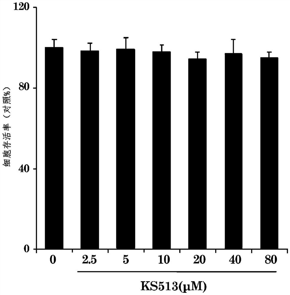 Compound ks513, compositions comprising the same and uses thereof