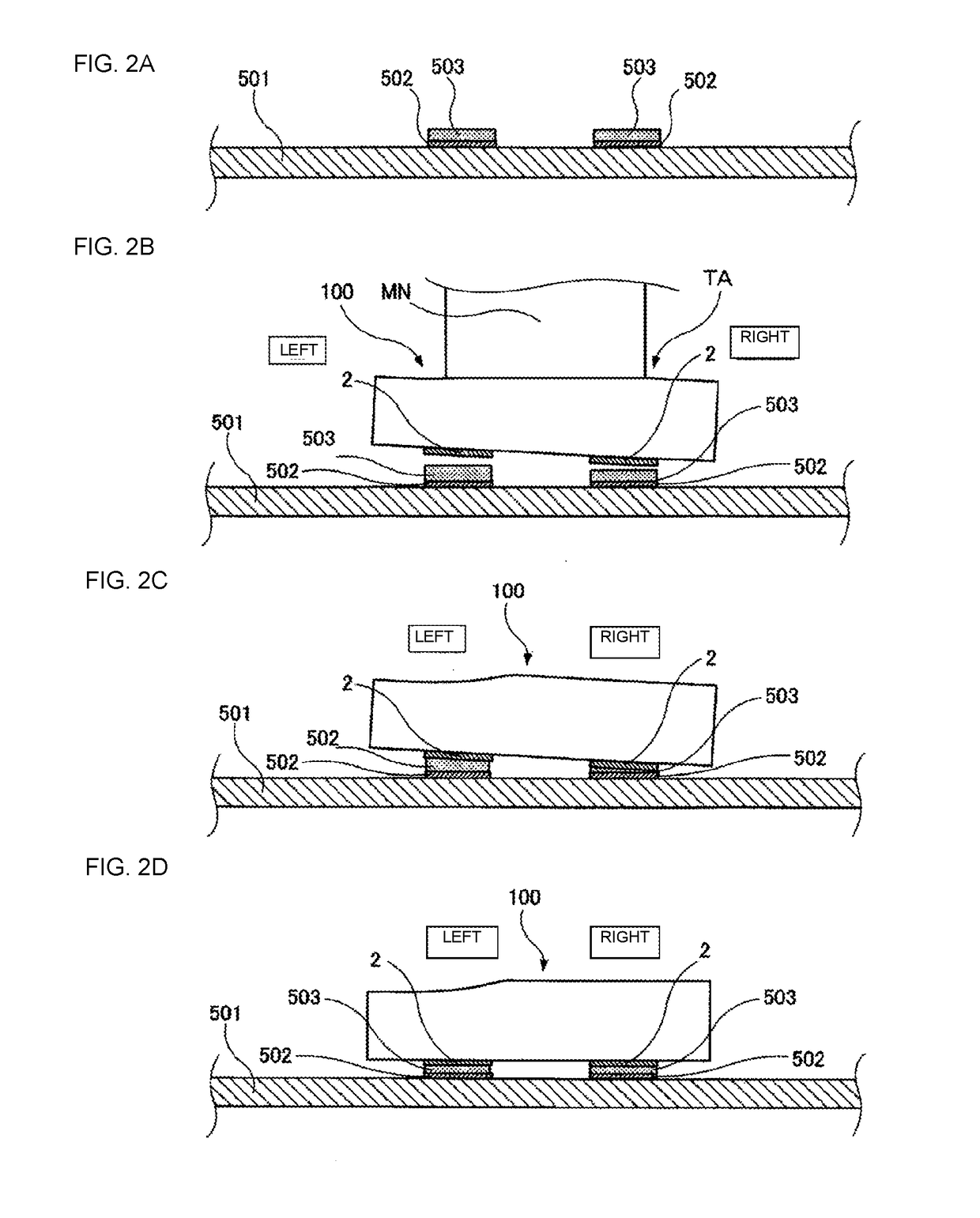 Electronic component device, method of mounting electronic component device on circuit board, and mounting structure of electronic component device on circuit board