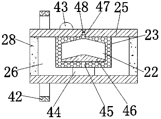 Fire extinguishing type fire door for preventing fire from spreading