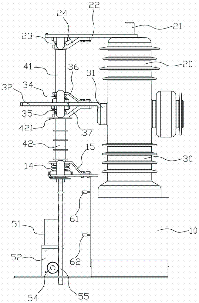 An intelligent combined electrical isolation and grounding interconnection device on a pole