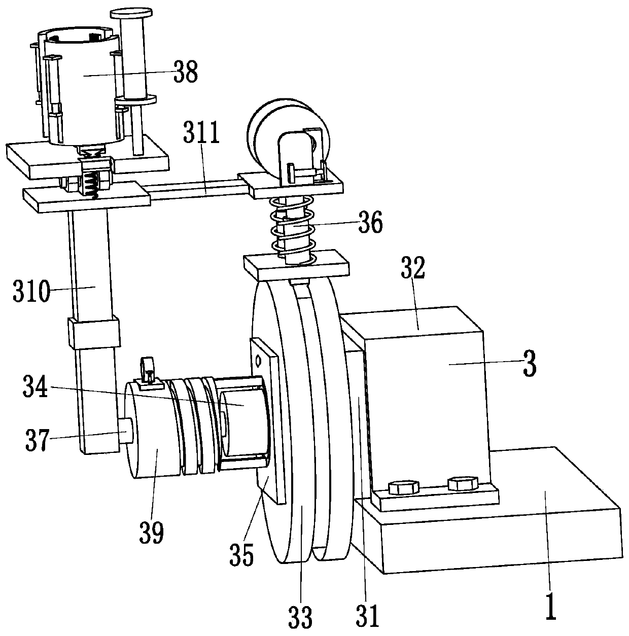 A steel pipe automatic rotary spraying system and steel pipe rotary spraying process