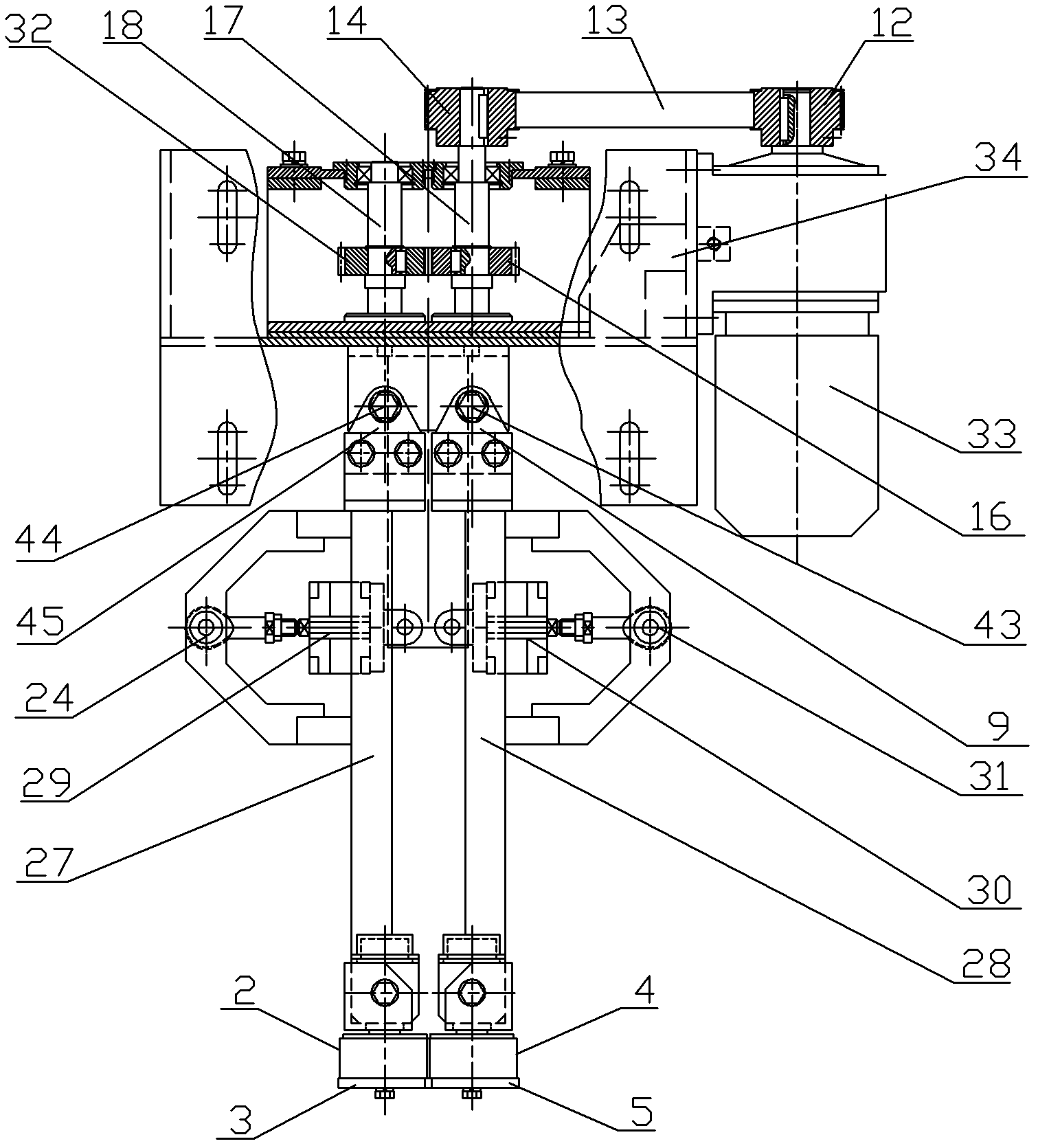 Synchronous belt type importing device