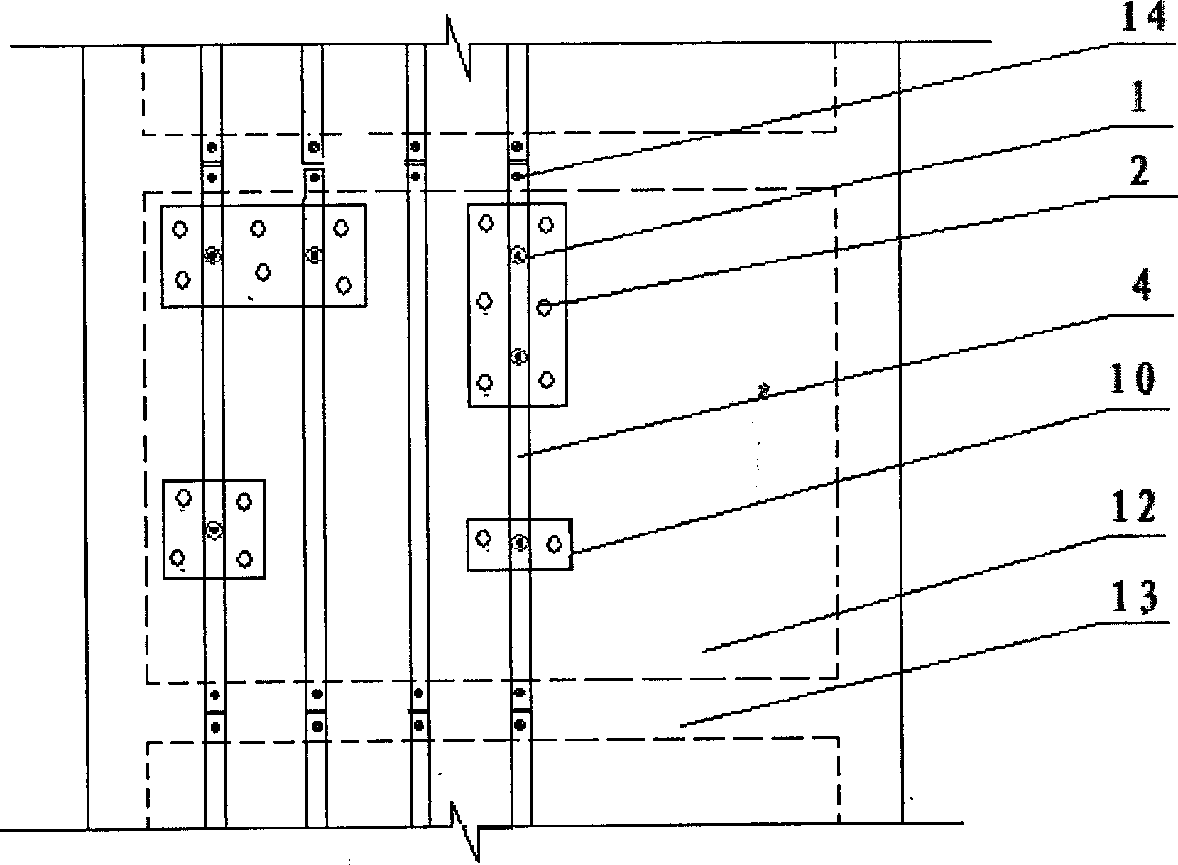 Wall reinforcing, outer heat insulating and outer decorating method