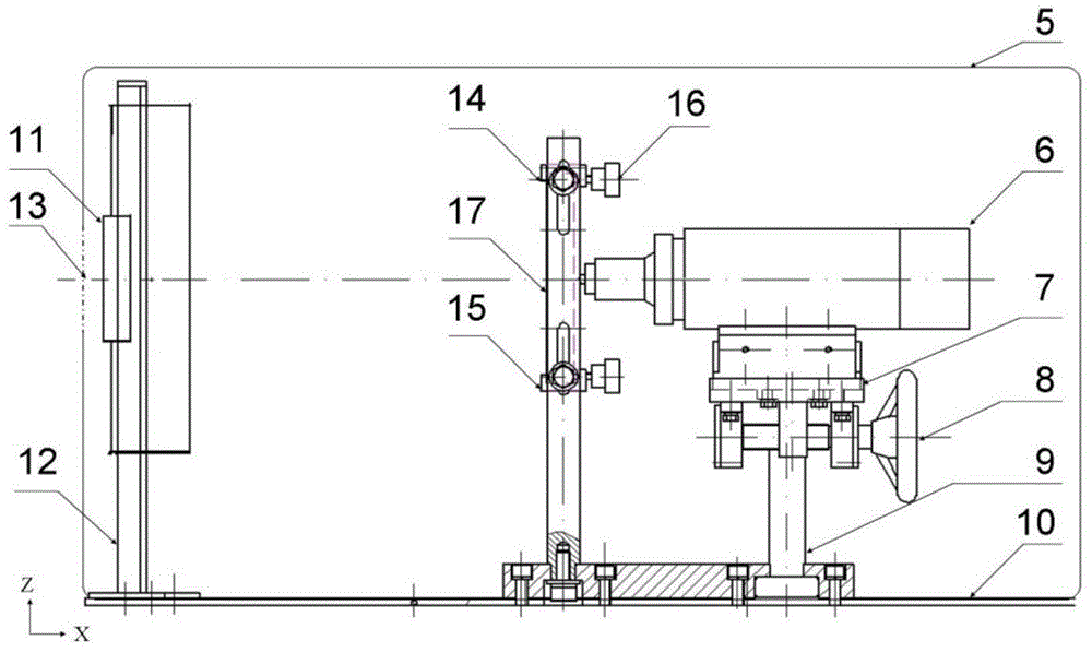 Optical excitation and ultrasonic excitation combined infrared nondestructive testing device