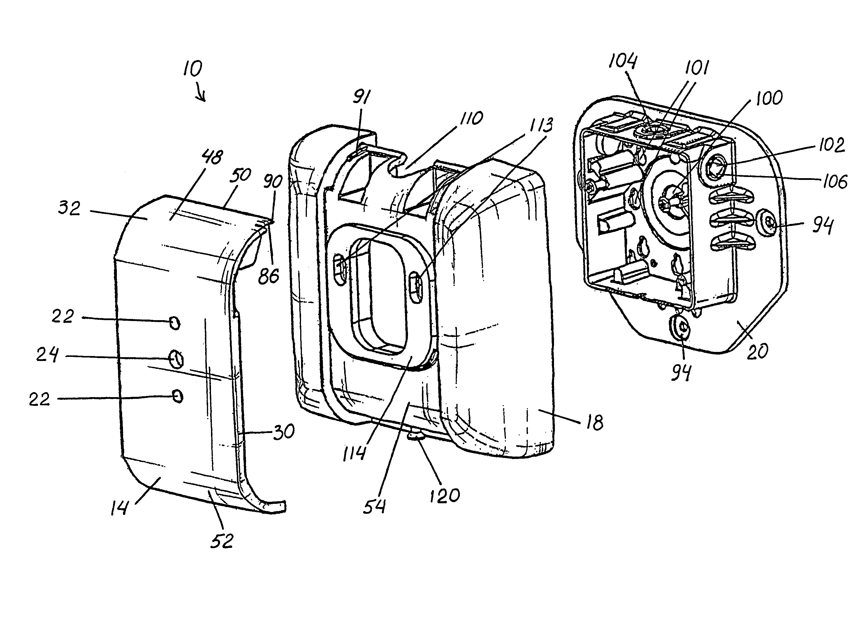 Wall mount with detachable support panel