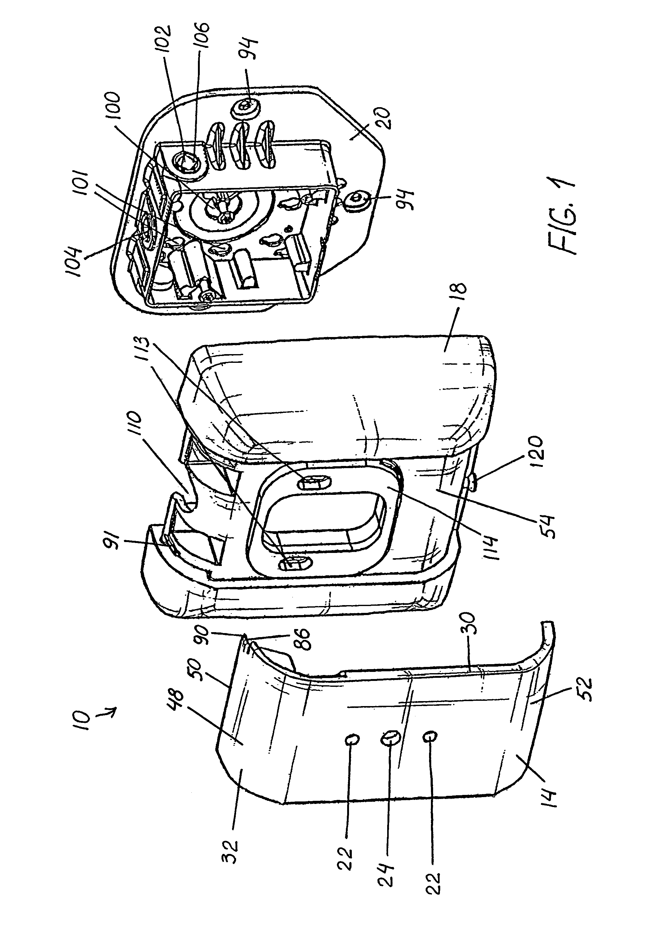 Wall mount with detachable support panel