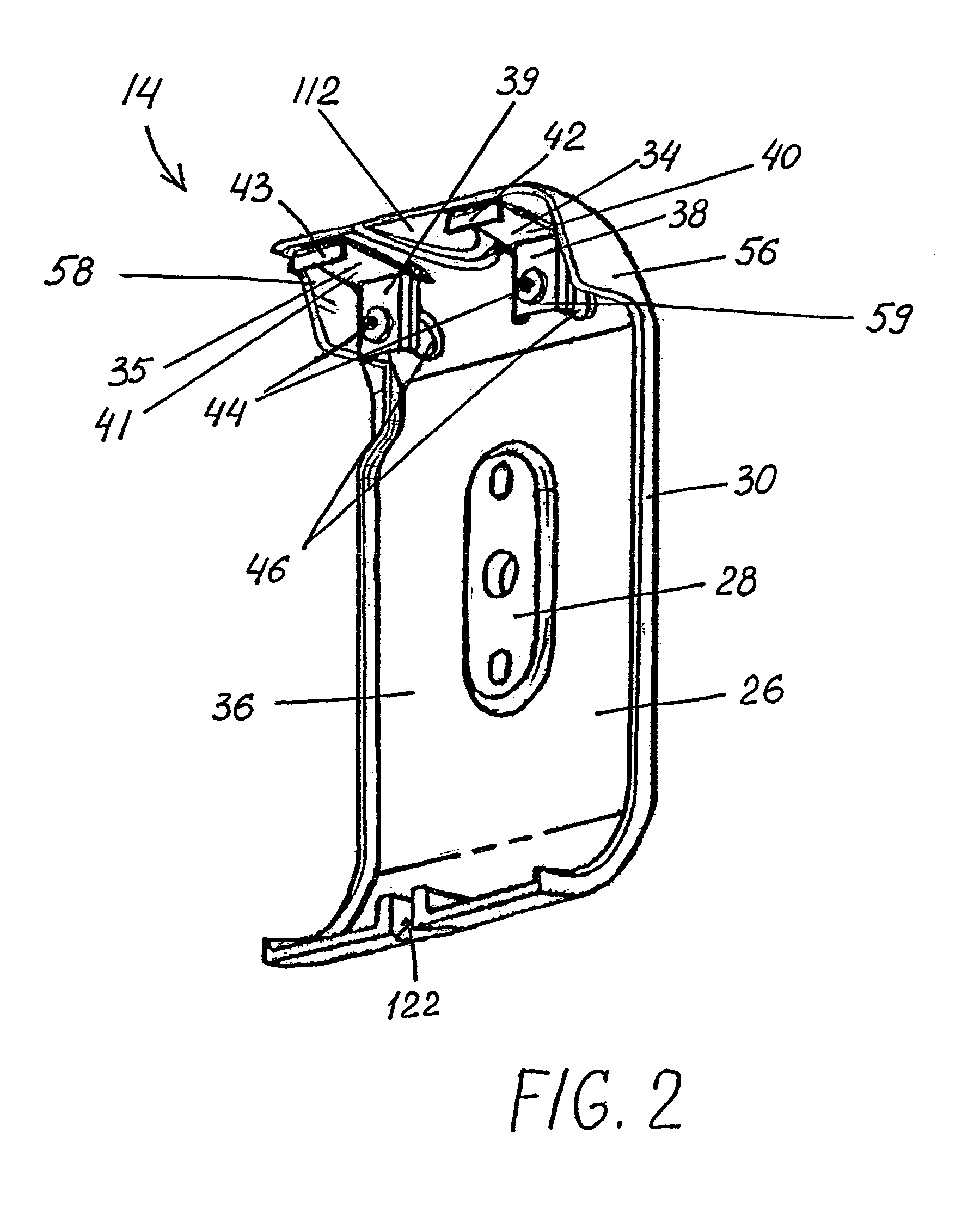 Wall mount with detachable support panel