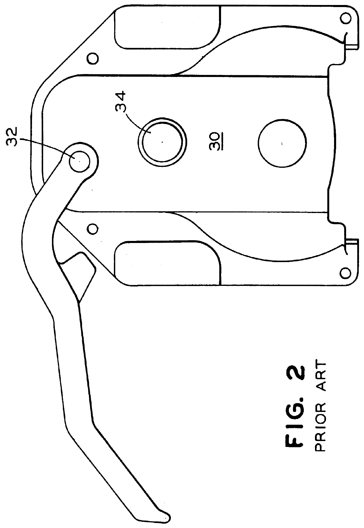 Two piece hand brake release handle