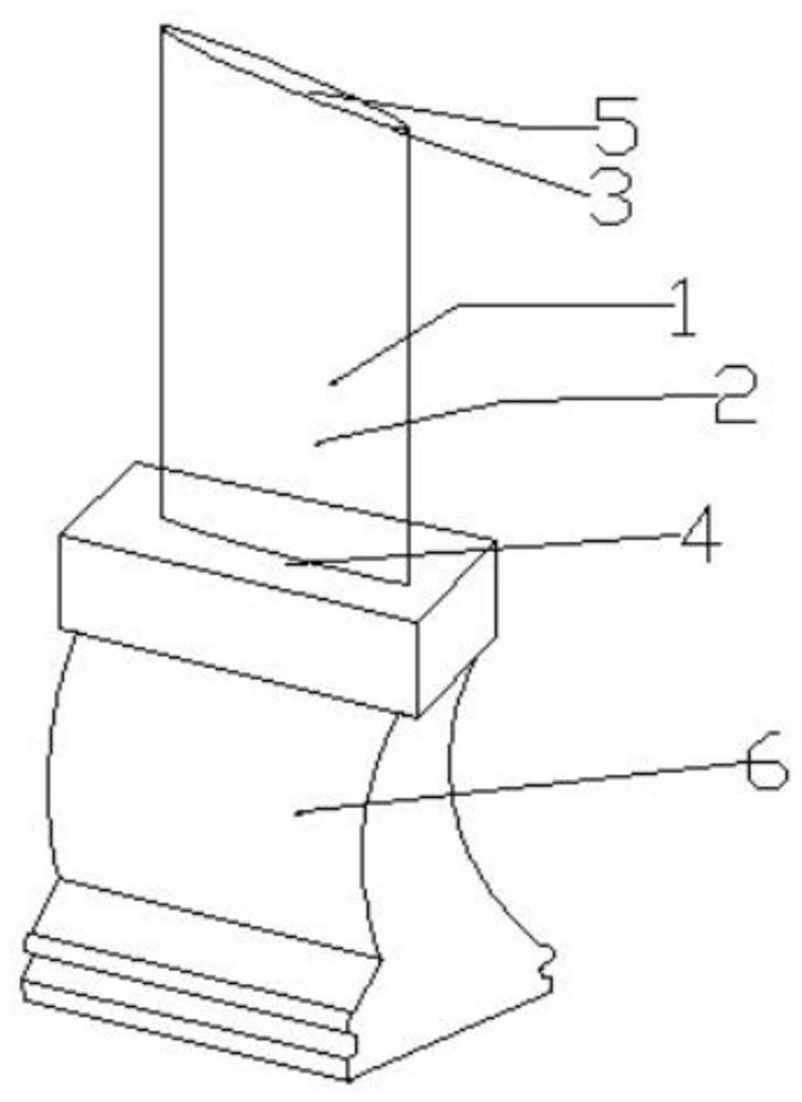 A kind of blade root reinforced composite ceramic turbine blade and its integrated molding method